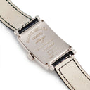 腕時計 フランクミュラー FRANCK MULLER ロングアイランド 902QZ クオーツ レディース K18WG無垢 ブラック 黒 ギョウシェ 角型