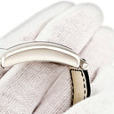 腕時計 フランクミュラー FRANCK MULLER ロングアイランド 902QZ クオーツ レディース K18WG無垢 ブラック 黒 ギョウシェ 角型