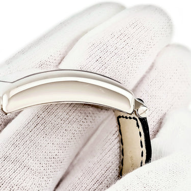 腕時計 フランクミュラー FRANCK MULLER ロングアイランド 902QZ クオーツ レディース K18WG無垢 ブラック 黒 ギョウシェ 角型