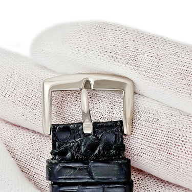 腕時計 フランクミュラー FRANCK MULLER ロングアイランド 902QZ クオーツ レディース K18WG無垢 ブラック 黒 ギョウシェ 角型