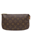 ルイヴィトン LOUIS VUITTON ポシェット アクセソワール M51980 モノグラム モノグラムキャンバス アクセサリーポーチ ゴールド金具 茶 ポーチ ハンドバッグ