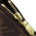 ルイヴィトン LOUIS VUITTON ポシェット アクセソワール M51980 モノグラム モノグラムキャンバス アクセサリーポーチ ゴールド金具 茶 ポーチ ハンドバッグ