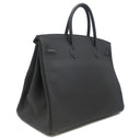 エルメス HERMES バーキン40 ブラック トゴ ハンドバッグ ゴールド金具 黒