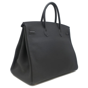 エルメス HERMES バーキン40 ブラック トゴ ハンドバッグ ゴールド金具 黒