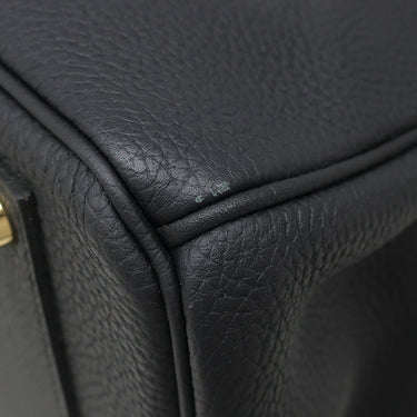 エルメス HERMES バーキン40 ブラック トゴ ハンドバッグ ゴールド金具 黒