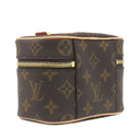 ルイヴィトン LOUIS VUITTON ニース ナノ M45165 モノグラム モノグラムキャンバス ハンドバッグ ゴールド金具 茶 バニティ ポーチ 新品 未使用