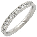 ノンブランド NON BRAND ダイヤモンド リング 0.317ct プラチナシルバー Pt900 ダイヤモンド リング 指輪 プラチナム ダイヤ 一文字 パヴェ ラウンドブリリアントカット 11号