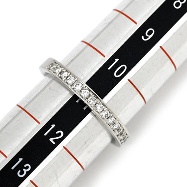 ノンブランド NON BRAND ダイヤモンド リング 0.317ct プラチナシルバー Pt900 ダイヤモンド リング 指輪 プラチナム ダイヤ 一文字 パヴェ ラウンドブリリアントカット 11号