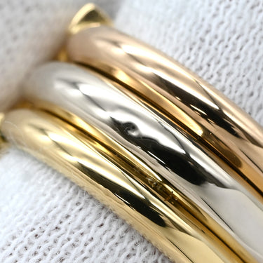 カルティエ Cartier 2Cリング トリニティ イエローゴールドXピンクゴールドXホワイトゴールド K18PG K18YG K18WG #47(JP7) リング 指輪 ドゥーブルC 3カラー 750 18K 7.5号