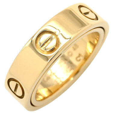 カルティエ Cartier シークレット ラブリング イエローゴールド K18YG #48(JP8) リング 指輪 750 18K YG チャーム 8号