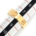 カルティエ Cartier シークレット ラブリング イエローゴールド K18YG #48(JP8) リング 指輪 750 18K YG チャーム 8号