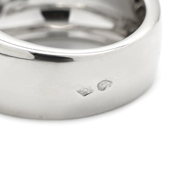 シャネル CHANEL スリーシンボル ホワイトゴールド K18WG ダイヤモンド リング 指輪 18K 750 WG カメリア スター クローバー 1Pダイヤ 7.5号