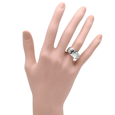 シャネル CHANEL スリーシンボル ホワイトゴールド K18WG ダイヤモンド リング 指輪 18K 750 WG カメリア スター クローバー 1Pダイヤ 7.5号