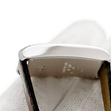 腕時計 カルティエ Cartier タンクフランセーズ XL クロノグラフ WE1004S4 クオーツ メンズ K18WG無垢 純正ダイヤ デイト 青針