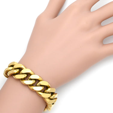 喜平 KIHEI K18 18金 21cm 200g 2面 シングル イエローゴールド K18YG ブレスレット 特大 造幣局検定マーク ショッピングローン対応していません