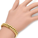 喜平 KIHEI K18 18金 21.2cm 74.1g 6面 ダブル Ｗ イエローゴールド K18YG ブレスレット 造幣局検定マーク ※ショッピングローン対応していません