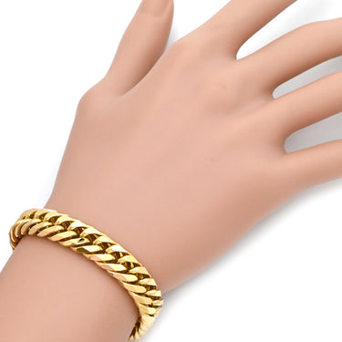 喜平 KIHEI K18 18金 21.2cm 74.1g 6面 ダブル Ｗ イエローゴールド K18YG ブレスレット 造幣局検定マーク ※ショッピングローン対応していません