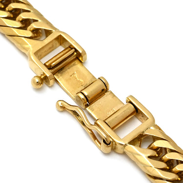 喜平 KIHEI K18 18金 20.3cm 20.5g 8面 トリプル イエローゴールド K18YG ブレスレット 造幣局検定マーク ショッピングローン対応していません