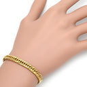 喜平 KIHEI K18 18金 20.3cm 20.5g 8面 トリプル イエローゴールド K18YG ブレスレット 造幣局検定マーク ショッピングローン対応していません