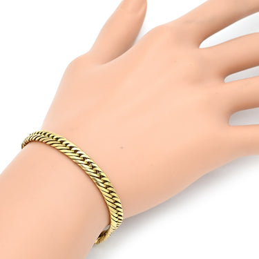 喜平 KIHEI K18 18金 18.6cm18.1g 12面 トリプル イエローゴールド K18YG ブレスレット 造幣局検定マーク ショッピングローン対応していません