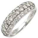 ノンブランド NON BRAND ダイヤリング プラチナシルバー Pt900 ダイヤモンド リング 指輪 パヴェリング 12号