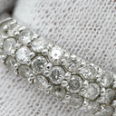 ノンブランド NON BRAND ダイヤリング プラチナシルバー Pt900 ダイヤモンド リング 指輪 パヴェリング 12号