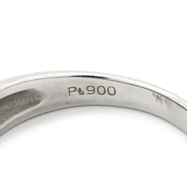 ノンブランド NON BRAND ダイヤリング プラチナシルバー Pt900 ダイヤモンド リング 指輪 パヴェリング 12号