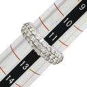 ノンブランド NON BRAND ダイヤリング プラチナシルバー Pt900 ダイヤモンド リング 指輪 パヴェリング 12号