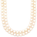 ミキモト MIKIMOTO パール ペンダント パールホワイト パール K14WG ネックレス MIKIMOTO 真珠 あこや アコヤ 2連 2重