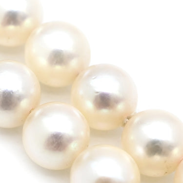 ミキモト MIKIMOTO パール ペンダント パールホワイト パール K14WG ネックレス MIKIMOTO 真珠 あこや アコヤ 2連 2重