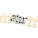 ミキモト MIKIMOTO パール ペンダント パールホワイト パール K14WG ネックレス MIKIMOTO 真珠 あこや アコヤ 2連 2重