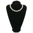 ミキモト MIKIMOTO パール ペンダント パールホワイト パール K14WG ネックレス MIKIMOTO 真珠 あこや アコヤ 2連 2重