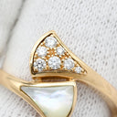 ブルガリ BVLGARI ディーヴァ ドリーム AN858003/353808 ピンクゴールド K18PG ダイヤモンド マザーオブパール #53(JP13) リング 指輪 750 18金 12.5号