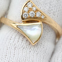 ブルガリ BVLGARI ディーヴァ ドリーム AN858003/353808 ピンクゴールド K18PG ダイヤモンド マザーオブパール #53(JP13) リング 指輪 750 18金 12.5号