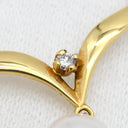 ミキモト MIKIMOTO パールネックレス イエローゴールド×パールホワイト K18YG パール ダイヤモンド ネックレス MIKIMOTO 真珠 18K 18金 Au750 ダイヤ