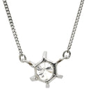 ノンブランド NON BRAND ダイヤ ペンダント プラチナシルバー Pt850 ダイヤモンド ネックレス 1P 1石 1粒 6本爪 ダイヤモンド