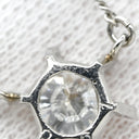 ノンブランド NON BRAND ダイヤ ペンダント プラチナシルバー Pt850 ダイヤモンド ネックレス 1P 1石 1粒 6本爪 ダイヤモンド