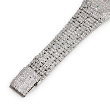 腕時計 オーデマピゲ AUDEMARS PIGUET バンブー 56214BC.ZZ.0636BC.04 クオーツ メンズ レディース 純正全面ダイヤ K18WG無垢 ヴィンテージ
