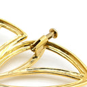 ノンブランド NON BRAND イエローゴールド K18YG ダイヤモンド ブローチ ダイヤモンド 蝶モチーフ ペンダントトップ Au750 18K 18金