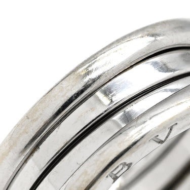 ブルガリ BVLGARI ビーゼロワン B-zero1 3バンドリング ホワイトゴールド K18WG #53(JP13) リング 指輪 Au750 18K 18金 13号