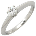 ティファニー Tiffany & Co ソリティア プラチナシルバー Pt950 ダイヤモンド リング 指輪 T&Co. プラチナム 1P 1石 1粒 ダイヤ 6本立爪 エンゲージ ブライダル ブリリアント 11号