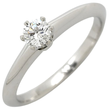 ティファニー Tiffany & Co ソリティア プラチナシルバー Pt950 ダイヤモンド リング 指輪 T&Co. プラチナム 1P 1石 1粒 ダイヤ 6本立爪 エンゲージ ブライダル ブリリアント 11号