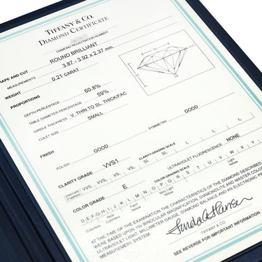 ティファニー Tiffany & Co ソリティア プラチナシルバー Pt950 ダイヤモンド リング 指輪 T&Co. プラチナム 1P 1石 1粒 ダイヤ 6本立爪 エンゲージ ブライダル ブリリアント 11号