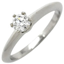 ティファニー Tiffany & Co ソリティア プラチナシルバー Pt950 ダイヤモンド リング 指輪 T&Co. プラチナム 1P 1石 1粒 ダイヤ 立爪 エンゲージ ブライダル 9号