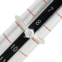 ティファニー Tiffany & Co ソリティア プラチナシルバー Pt950 ダイヤモンド リング 指輪 T&Co. プラチナム 1P 1石 1粒 ダイヤ 立爪 エンゲージ ブライダル 9号