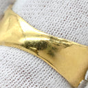 ノンブランド NON BRAND ダイヤ リング イエローゴールド×シルバー K18YG Pt ダイヤモンド リング 指輪 Au750 18K 18金 YG×Pt コンビ リーフモチーフ カクテルリング 9号