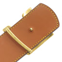 ルイヴィトン LOUIS VUITTON リバーシブル LV ディメンション 95/38 M8845 モノグラム モノグラムキャンバス ベルト ゴールド金具 茶