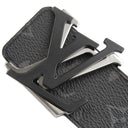 ルイヴィトン LOUIS VUITTON ベルト LV シェイク 40MM リバーシブル 100/40 M0714S モノグラムエクリプス モノグラムキャンバス モノグラムエクリプス ベルト シルバー金具 黒