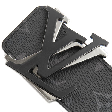 ルイヴィトン LOUIS VUITTON ベルト LV シェイク 40MM リバーシブル 100/40 M0714S モノグラムエクリプス モノグラムキャンバス モノグラムエクリプス ベルト シルバー金具 黒