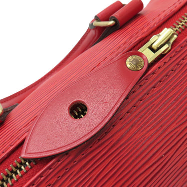 ルイヴィトン LOUIS VUITTON スピーディ 25 M43017 カスティリアンレッド エピレザー ハンドバッグ ゴールド金具 赤 ボストン 鍵1本欠品